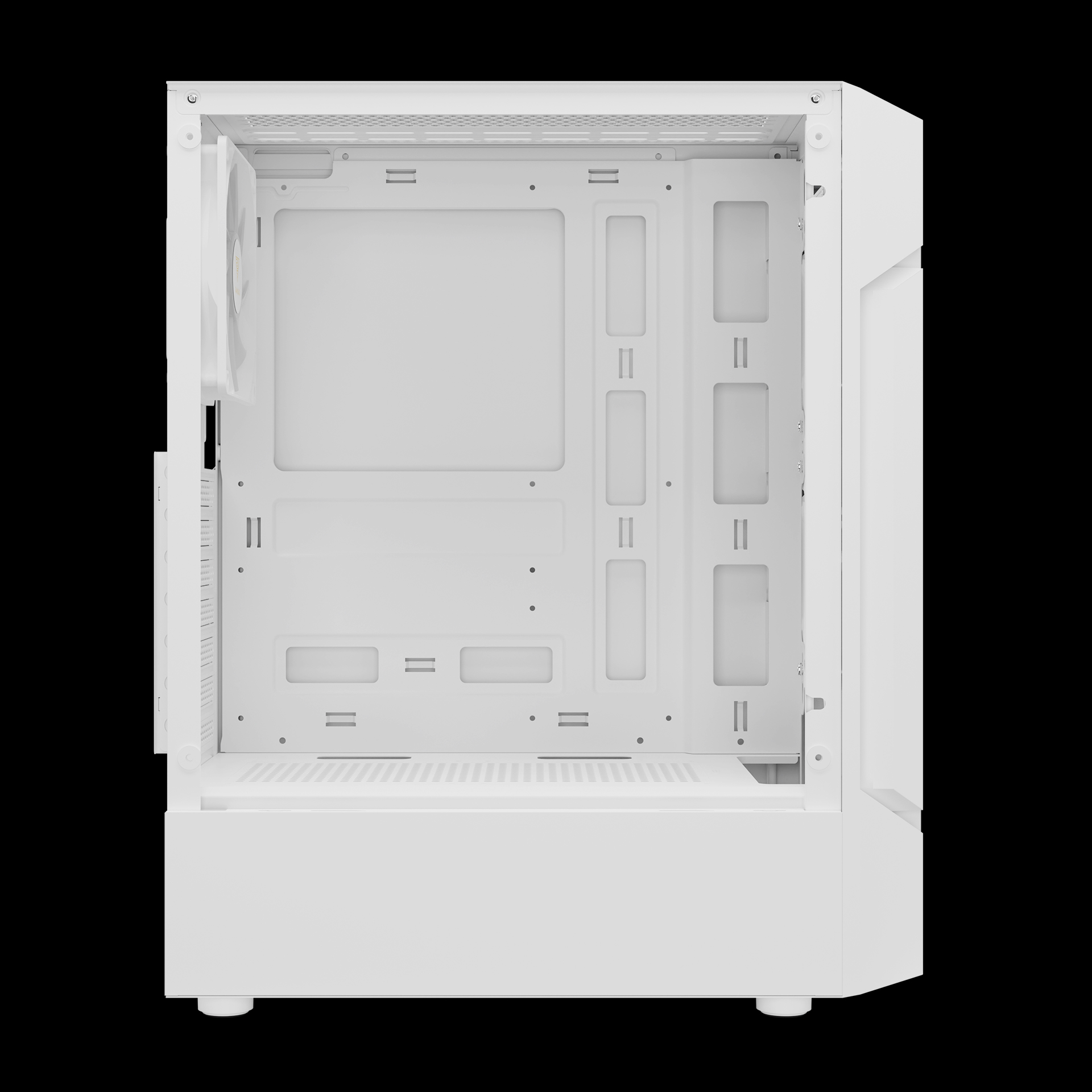 GAMDIAS AURA GC7 ARGB Mid Tower Gaming Case - White GAMDIAS AURA GC7 ARGB Mid Tower Gaming Case - White